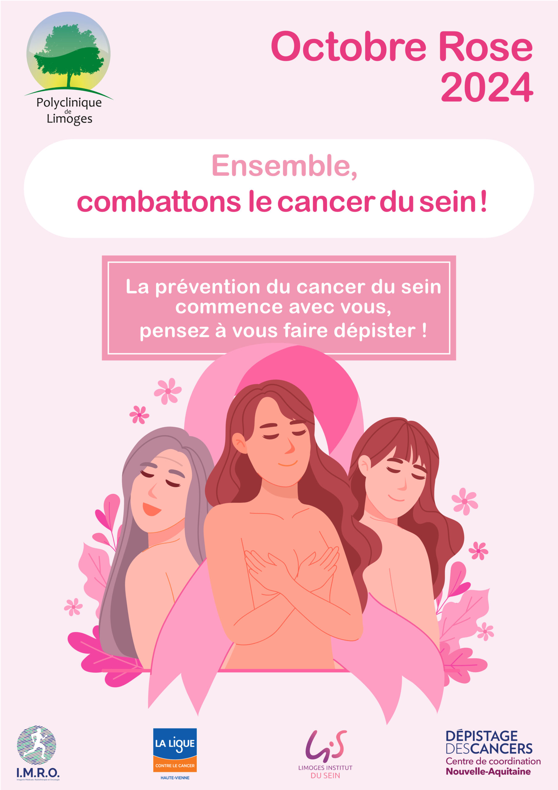 Octobre Rose à la Polyclinique de Limoges : un mois de sensibilisation et de prévention contre le cancer du sein