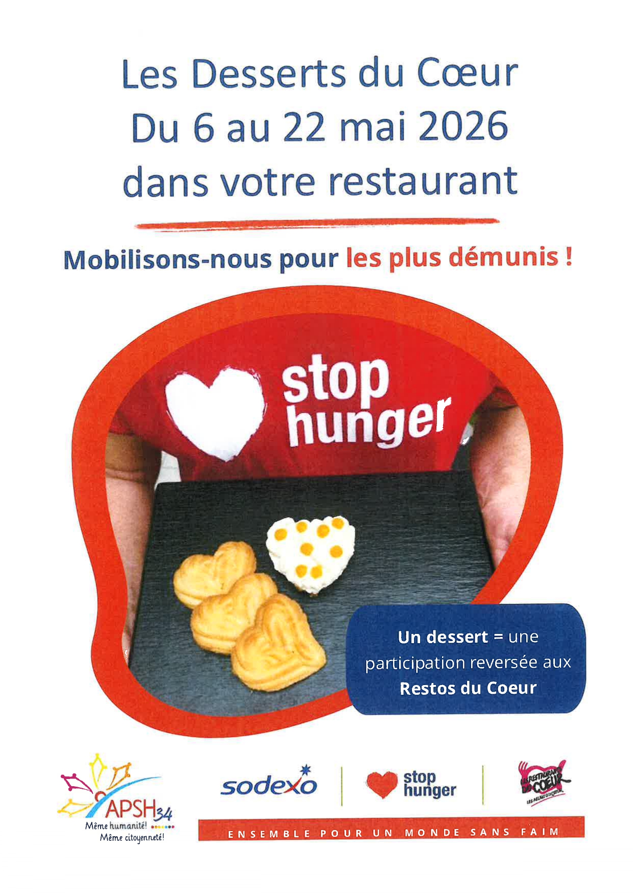 Les “Desserts du Cœur” s’invitent aux selfs de la Polyclinique du 6 au 22 mai