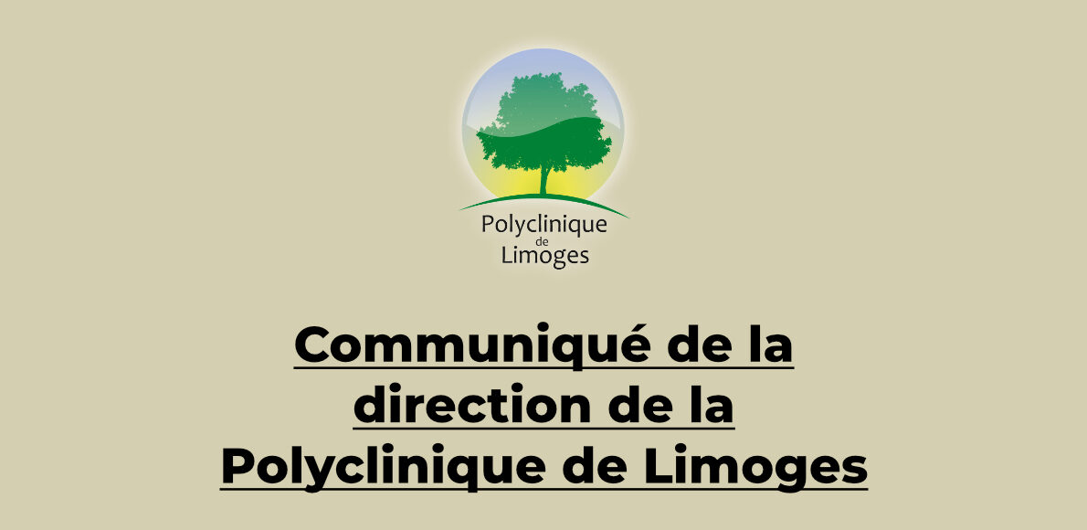 Communiqué de la Direction